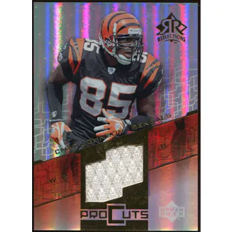 2004 Upper Deck Reflections Pro Cuts Jerseys Gold #PCCJ Chad Johnson
