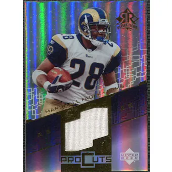 2004 Upper Deck Reflections Pro Cuts Jerseys Gold #PCMF Marshall Faulk SP