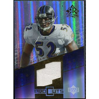 2004 Upper Deck Reflections Pro Cuts Jerseys Gold #PCRL Ray Lewis