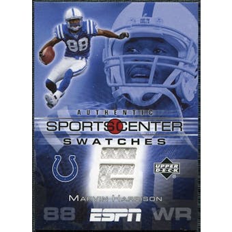 2005 Upper Deck ESPN Sports Center Swatches #MH Marvin Harrison
