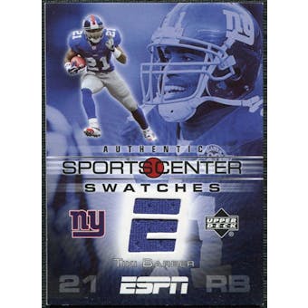 2005 Upper Deck ESPN Sports Center Swatches #TI Tiki Barber SP