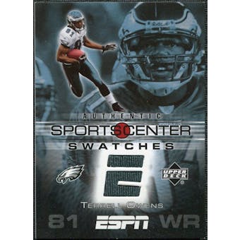 2005 Upper Deck ESPN Sports Center Swatches #TO Terrell Owens