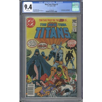 New Teen Titans #2 CGC 9.4 (W) *1573097007*