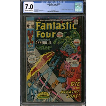 Fantastic Four #109 CGC 7.0 (OW-W) *1573500012*
