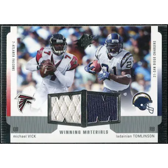 2005 Upper Deck SPx Winning Materials #VT Michael Vick/LaDainian Tomlinson