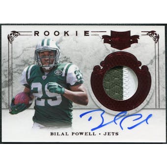 2011 Panini Plates and Patches #234 Bilal Powell RC Patch Autograph 140/499