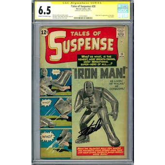 Tales of Suspense #39 CGC 6.5 Stan Lee Signature Series (C-OW) *1575259001*