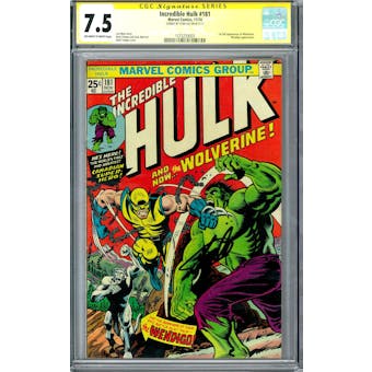 Incredible Hulk #181 CGC 7.5 Stan Lee Signature Series (W) *1575259003*