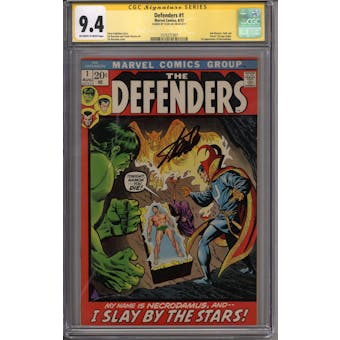Defenders #1 Stan Lee Siganture Series CGC 9.4 (OW-W) *1575271007*