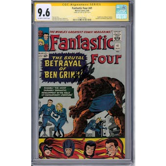 Fantastic Four #41 CGC 9.6 Stan Lee Signature Series (OW-W) *1575277002*