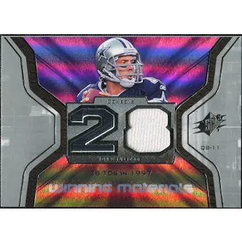 2007 Upper Deck SPx Winning Materials Stat #WMSDR Drew Bledsoe