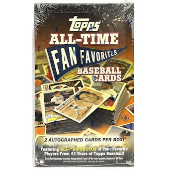 2004 Topps All Time Fan Favorites Baseball Hobby Box