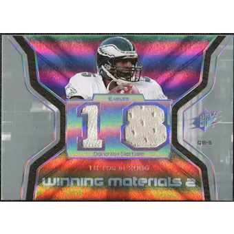 2007 Upper Deck SPx Winning Materials Stat Dual #WMSDO1 Donovan McNabb