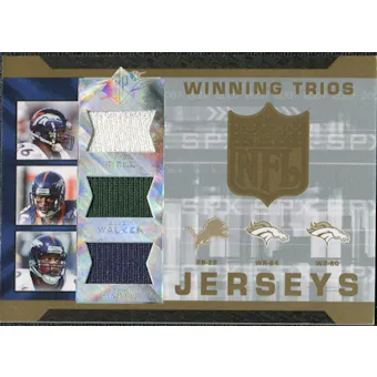 2007 Upper Deck SPx Winning Trios Jerseys #BWS Tatum Bell Javon Walker Rod Smith