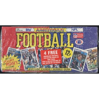 1987 Topps UK American Football Unopened Wax Box