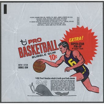 1969/70 Topps Basketball Wrapper