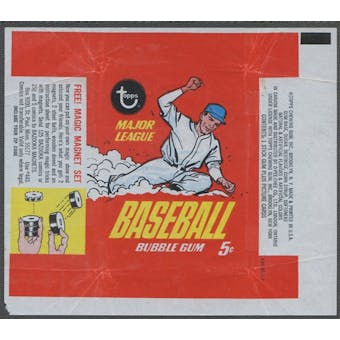 1967 Topps Baseball Wrapper