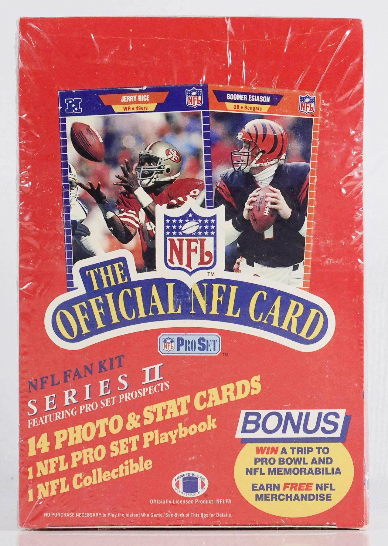 1989 Pro Set Series 2 Football Wax Box