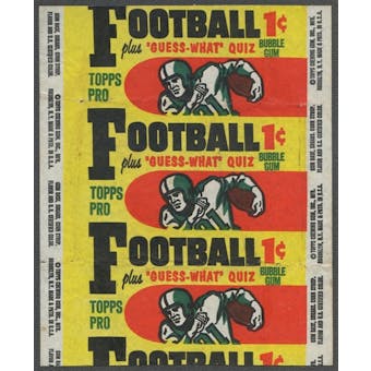 1959 Topps Football Wrapper (1 cent) (Repeating)