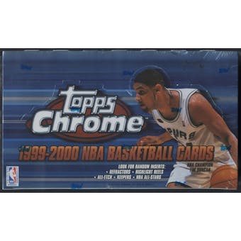1999/00 Topps Chrome Basketball 24-Pack Box