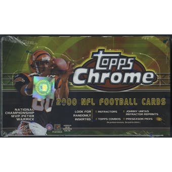 2000 Topps Chrome Football 24-Pack Box