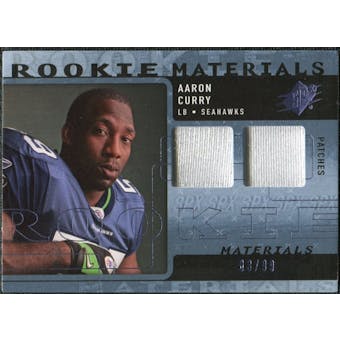 2009 Upper Deck SPx Rookie Materials Dual Swatch Patch #RMAC Aaron Curry /99