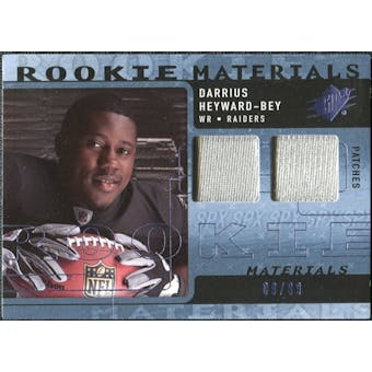 2009 Upper Deck SPx Rookie Materials Dual Swatch Patch #RMDH Darrius Heyward-Bey /99