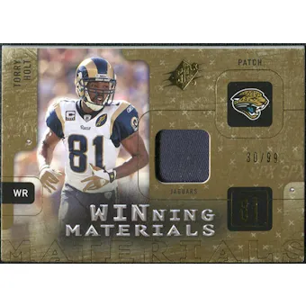 2009 Upper Deck SPx Winning Materials Patch #WHO Torry Holt /99
