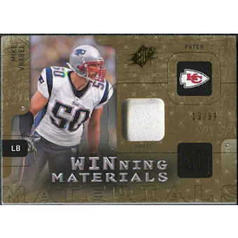 2009 Upper Deck SPx Winning Materials Patch #WMV Mike Vrabel /99