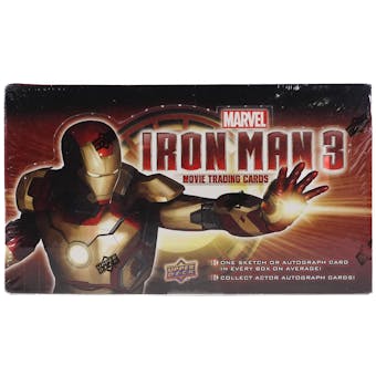 Marvel Iron Man 3 Trading Cards Hobby Box (Upper Deck 2013)
