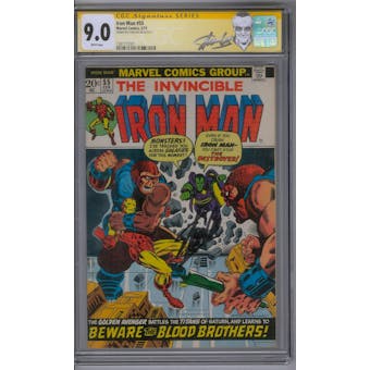 Iron Man #55 CGC 9.0 Stan Lee Signature Series (W) *1581777001*