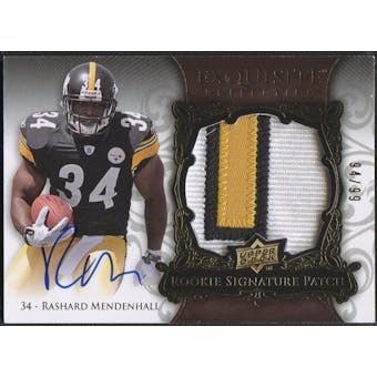 2008 Exquisite Collection #171 Rashard Mendenhall Rookie Patch Auto #94/99