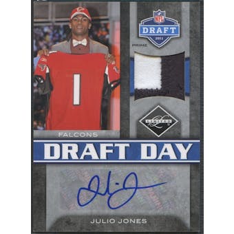 2011 Limited #4 Julio Jones Draft Day Patch Auto #07/15