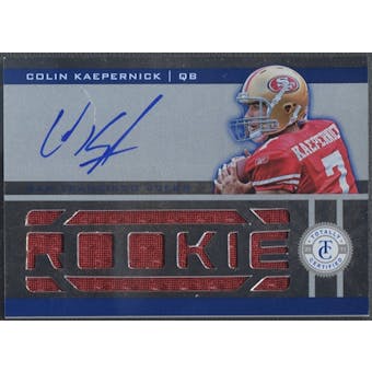 2011 Totally Certified #210 Colin Kaepernick Rookie Jersey Auto #108/399
