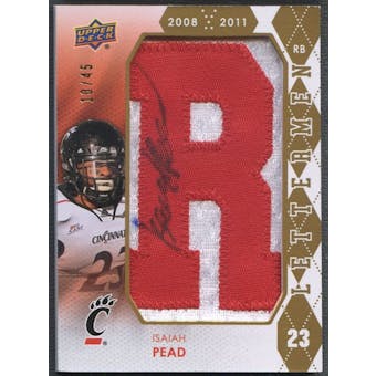 2012 Upper Deck #RLIP Isaiah Pead Rookie Letter "R" Patch Auto #10/45