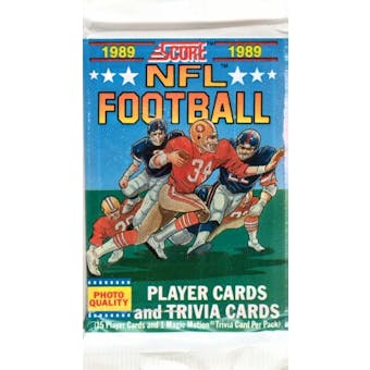 1989 Score Football Wax Pack