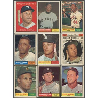 1961 Topps Baseball Complete Set (VG)