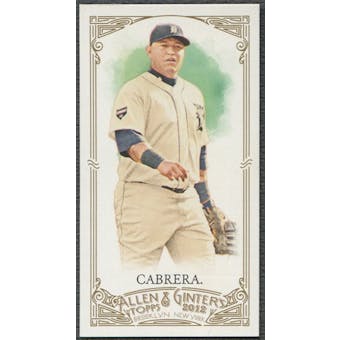 2012 Topps Allen and Ginter #363 Miguel Cabrera EXT Mini