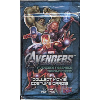 Marvel Avengers Assemble Trading Cards Retail Pack (Upper Deck 2012)