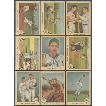 1959 Fleer Baseball Ted Williams Near Complete Set (66/80) (VG-EX)