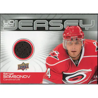 2010/11 Upper Deck Game Jerseys #GJSV Sergei Samsonov