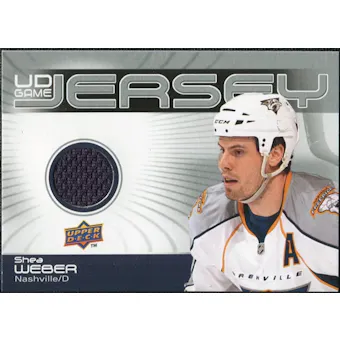 2010/11 Upper Deck Game Jerseys #GJSW Shea Weber
