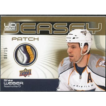 2010/11 Upper Deck Game Jerseys Patches #GJSW Shea Weber 8/15