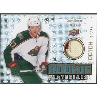 2010/11 Upper Deck Rookie Materials Patches #RMCA Cody Almond /25
