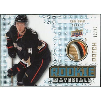 2010/11 Upper Deck Rookie Materials Patches #RMCF Cam Fowler /25