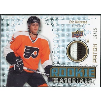 2010/11 Upper Deck Rookie Materials Patches #RMEW Eric Wellwood /25