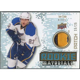 2010/11 Upper Deck Rookie Materials Patches #RMIC Ian Cole /25