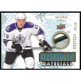 2010/11 Upper Deck Rookie Materials Patches #RMKC Kyle Clifford 24/25