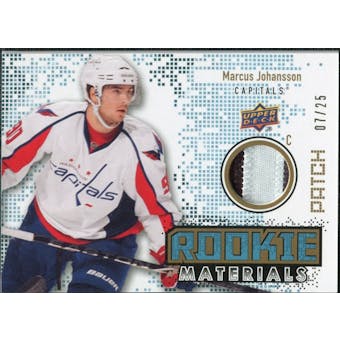 2010/11 Upper Deck Rookie Materials Patches #RMMJ Marcus Johansson /25