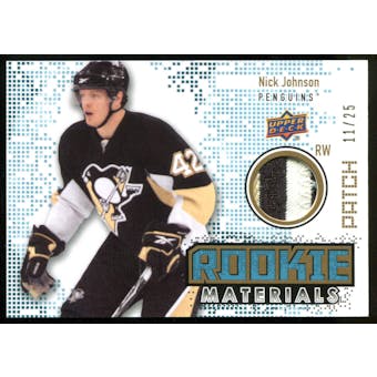 2010/11 Upper Deck Rookie Materials Patches #RMNJ Nick Johnson 11/25